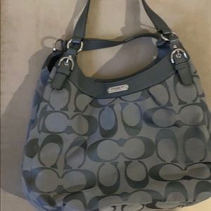 Real coach shoulder bag